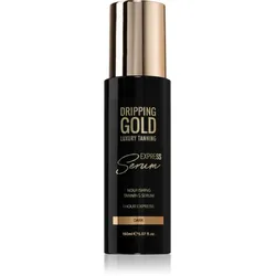 Dripping Gold Express Tanning Serum Selbstbräuner-Präparat für den Körper Farbton Dark 150 ml