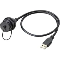 TRU Components USB-Einbaubuchse 2.0 Typ A Buchse, Einbau 50