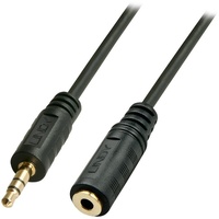 Lindy 35654 Klinke Audio Verlängerungskabel [1x Klinkenstecker 3.5mm - 1x Klinkenbuchse 3.5 mm] 5.0