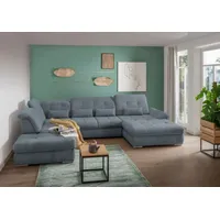 Myhomelando Wohnlandschaft Damaskus, mit Schlaffunktion blau