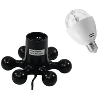 Eurolite Set LED BC-1 RGB + Fassung Schwarz