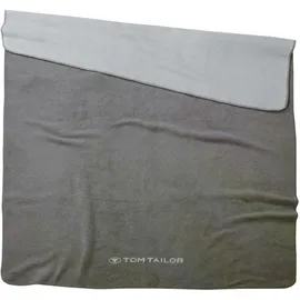 Tom Tailor Uni Kuscheldecke 150 x 200 cm Grau/Silber