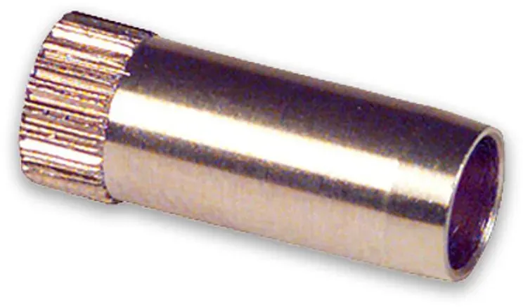 Verstärkungshülse für Kupferrohr aus Messing (Ausführung: 10x1 mm)