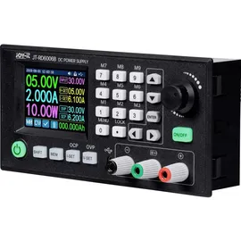 Joy-It RD6006B Labornetzgerät, einstellbar 0 - 60 V 0 - 6 A fernsteuerbar, programmierbar, schmale Bauform Anzahl Ausgänge 2 x