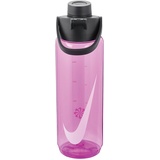 Nike Unisex – Erwachsene Renew Recharge Trinkflasche, 644 Fire Pink/Black/White, 709ml