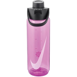 Nike Unisex – Erwachsene Renew Recharge Trinkflasche, 644 Fire Pink/Black/White, 709ml