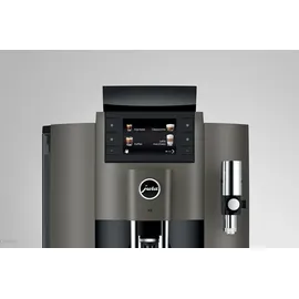 Jura W8 Dark Inox Kaffeevollautomat schwarz