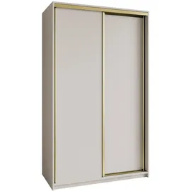 masseno Schwebetürenschrank NISSE 120 x 205 x 60 cm Kaschmir