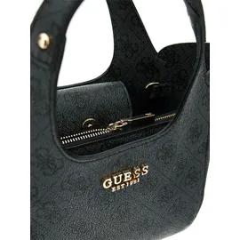 GUESS Calista 2 in 1 Mini Tote Coal Logo