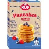 RUF Classic Pancakes, Backmischung für fluffige Pfannkuchen im American Style für ein echtes Genießer-Frühstück, 2 x 16 Pancakes, 540 g