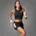 Crop-Top Geltasche Black