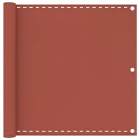 vidaXL Balkon-Sichtschutz 90 x 500 cm Terracotta-Rot Polyethylen