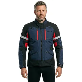 BERING Halifax Motorradjacke Schwarz/Grau/Rot L