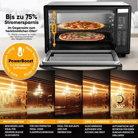 STILLSTERN Minibackofen schwarz