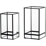 Ritzenhoff & Breker Windlicht Nero Glas Schwarz
