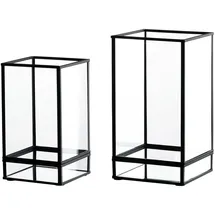 Ritzenhoff & Breker Windlicht Nero Glas Schwarz