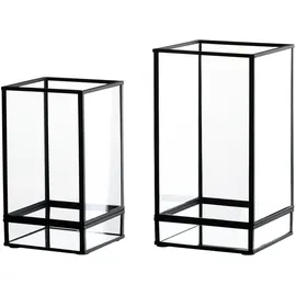 Ritzenhoff & Breker Windlicht Nero Glas Schwarz