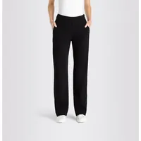 MAC Jeans Chiara Bundfaltenhose Schwarz 36 30
