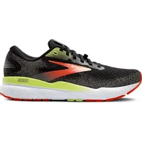 Brooks Ghost 16 GTX Herren Black/Mandarin Red/Green 44,5