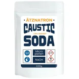 Nakobe 200g Ätznatron - Caustic Soda >99% Reinheit | Hochreines NaOH für Seifenherstellung, Reinigung und Entfettung - Micropearls