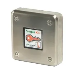 Comelit SK9040 AP-Gehäuse SimpleKey, Aufnahme Leseeinheit, Edelstahl