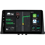 [6G+128G] IPS 10.1" Android 14 Autoradio Für Citroen Berlingo 2018-2020 mit navi Octa Core-[Eingebauter CarPlay/Android Auto/DSP/Mirror Link/GPS Navi/360 Camera/Bluetooth 5.0/WiFi/USB