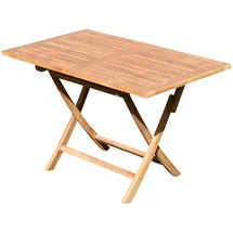 ALEOS. Gartentisch 120 x 70 x 76 cm Braun