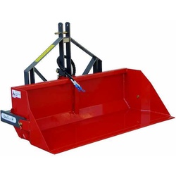 Hydraulische Heckschaufel für Traktor GeoTech von 200 cm - Schwere Baureihe - Tragfähigkeit 700Kg
