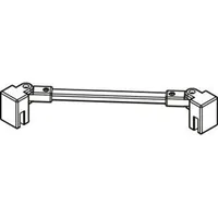 Kermi Liga Stabilisierung ZDSSVSWLI0701K Länge 700mm, für Seiten-/Seitenwand/Festfeld, silber/mattglanz
