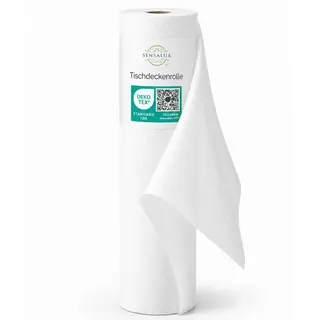 Sensalux Tischdeckenrolle 1,18m x 25m Weiß