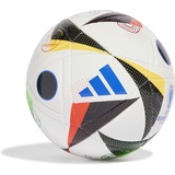 adidas Ball Fußballliebe Kids League Ball, WHITE/BLACK/GLOBLU, 4