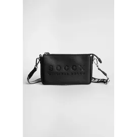 Soccx Umhängetasche Kunstleder Black