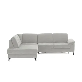 Sofa.de Eckcouch Mikrofaser 3-Sitzer Grau