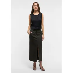 Shirtbluse ETERNA "LOOSE FIT", Damen, Gr. 36, schwarz, 100% Viskose, casual, Blusen