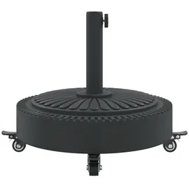 vidaXL Schirmständer Beton 27 kg Schwarz