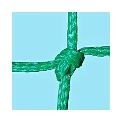 Huck Tennisnetz, PE-Flechtleine 3 mm (handgestrickt)