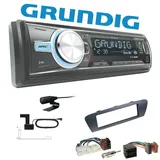 Grundig Autoradio Bluetooth DAB+ für Renault Scenic Grand Scenic dunkelgrau