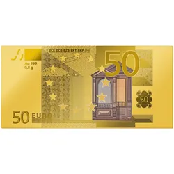 Goldnote „50-Euro Banknote“