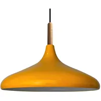 Bamyum Champion 1-flg. Ø35 cm rund Holz gelb