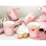 CreaTable LOVE COLLECTION, Tasse, rosa