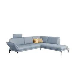 himolla Ecksofa  1478 ¦ blau ¦ Maße (cm): B: 275 H: 87