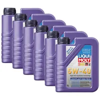 6x LIQUI MOLY 3863 Leichtlauf High Tech 5W-40