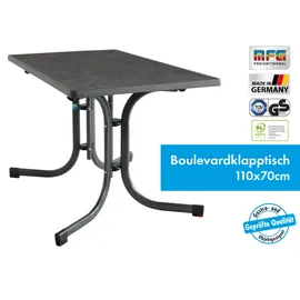 MFG Boulevard Gartentisch 110 x 70 x 75 cm Grau