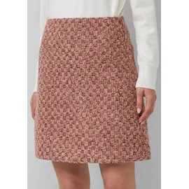 s.Oliver Miniröckchen Damen Bouclé-Rock Bedruckt Pink 46