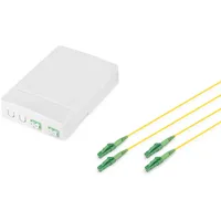Digitus FTTH Gehäuse mit 2 x LC/APC DX Kupplungen