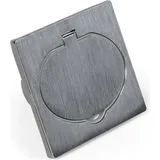 Orno Boden Einbausteckdose IP44 Silber 1 St.