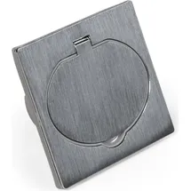 Orno Boden Einbausteckdose IP44 Silber 1 St.