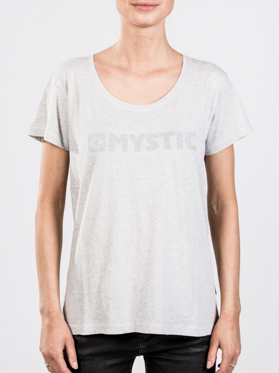 Mystic Brand 2.0 Women T-Shirt Light Grey Melee  S  