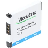 AccuCell Akku passend für Canon NB-11L, NB-11LH Akku Ixus 125 HS, 240, PowerShot A2300