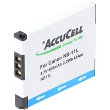 AccuCell Akku passend für Canon NB-11L, NB-11LH Akku Ixus 125 HS, 240, PowerShot A2300